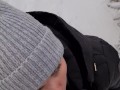 Quick public blowjob in the snow - Anthony Jonezs