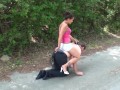 young gypsy princess riding slave joschi outdoor