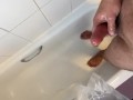 Soapy cock needs a wet tiny pussy