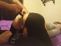 Bound Slut Maev gets her tights ripped, spanked, and DPed with Toys! [She Cums so many times!]