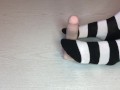 Sockjob with high socks
