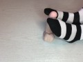 Sockjob with high socks