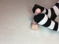 Sockjob with high socks