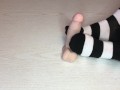 Sockjob with high socks