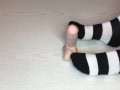Sockjob with high socks