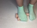 Crush dildo femdom in socks