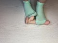 Crush dildo femdom in socks