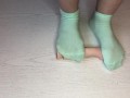 Crush dildo femdom in socks