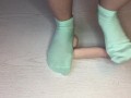 Crush dildo femdom in socks