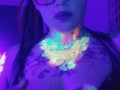 Blacklight paint and blowing clouds teaser video