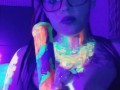 Blacklight paint and blowing clouds teaser video