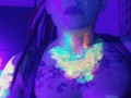 Blacklight paint and blowing clouds teaser video