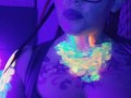 Blacklight paint and blowing clouds teaser video