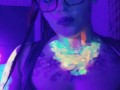 Blacklight paint and blowing clouds teaser video