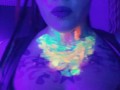 Blacklight paint and blowing clouds teaser video