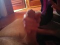 ITALIAN TEEN FIRST FOOTJOB. BUT SHE IS TOO EXPERT WITH BLOWJOB AND HANDJOB