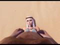 Fat ugly guy fucks egyptian princess (Wildlife animation)