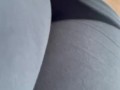 Pissing in the cold woods! I am Selling this thong!
