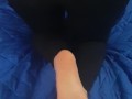 Big Ass Latina playing with her beautiful Feet