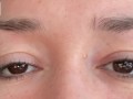 saying I LOVE YOU repeatedly with a close up of just my eyes for 3 mins - glimpseofme