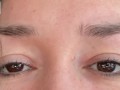 saying I LOVE YOU repeatedly with a close up of just my eyes for 3 mins - glimpseofme