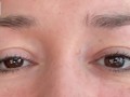 saying I LOVE YOU repeatedly with a close up of just my eyes for 3 mins - glimpseofme