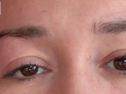 saying I LOVE YOU repeatedly with a close up of just my eyes for 3 mins - glimpseofme
