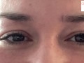saying I LOVE YOU repeatedly with a close up of just my eyes for 1:11 mins - glimpseofme