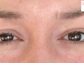 saying I LOVE YOU repeatedly with a close up of just my eyes for 1:11 mins - glimpseofme