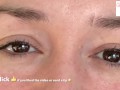 saying I LOVE YOU repeatedly with a close up of just my eyes for 1:11 mins - glimpseofme