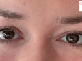 saying I LOVE YOU repeatedly with a close up of just my eyes for 1:11 mins - glimpseofme