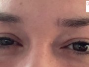 saying I LOVE YOU repeatedly with a close up of just my eyes for 1:11 mins - glimpseofme