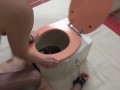 human toilet get spitting by lady morgana