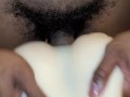 Bbc fucking fake pussy while wife watched 