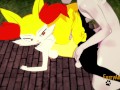 Pokemon Hentai - Fennekin is Fucked by Mewtwo