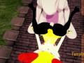 Pokemon Hentai - Fennekin is Fucked by Mewtwo