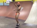 Swimsuit Stud Slides On Pole