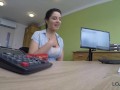 LOAN4K. Crazy sex on the desk in office for necessary money