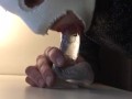Sucking strap on, need some women