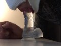 Sucking strap on, need some women