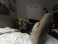 Yoga Teacher's Amazing Soles in Nut Busting Stirrup Leggings! 1080p HD PREVIEW