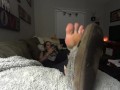 Yoga Teacher's Amazing Soles in Nut Busting Stirrup Leggings! 1080p HD PREVIEW