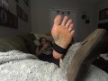 Yoga Teacher's Amazing Soles in Nut Busting Stirrup Leggings! 1080p HD PREVIEW