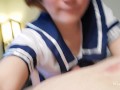 Asian Schoolgirl Giving Passionate Blowjob and Cum in Mouth - NicoLove