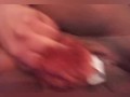 My pussy gets wet humping teddy after watching lesbian porn