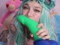 Horny Fairy Elf Sucks Dragon Toy so deep Karneli Bandi