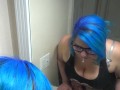 Nerdy Gamer Thick Glasses Brushing Teeth FREE PREVIEW