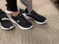 PUBLICLY TRYING ON SHOES IN TARGET