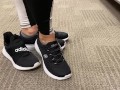 PUBLICLY TRYING ON SHOES IN TARGET