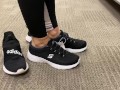 PUBLICLY TRYING ON SHOES IN TARGET